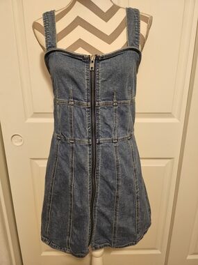Tinseltown Light Blue Denim with Yellow Stitching